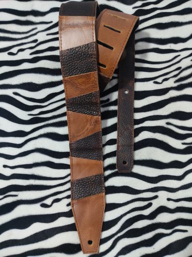 Correa guitarra cuero custom