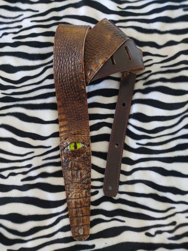 Correa guitarra cuero custom