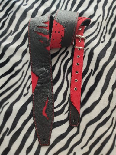 Correa guitarra cuero custom