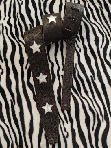 Correa guitarra cuero custom