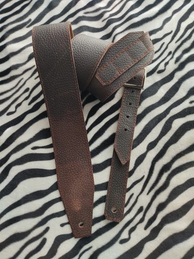 Correa guitarra cuero custom