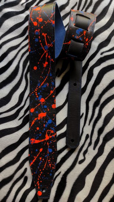 Correa guitarra cuero custom