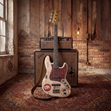 Destroy Vintage Jazz Bass - Flea Signature / Shell Pink