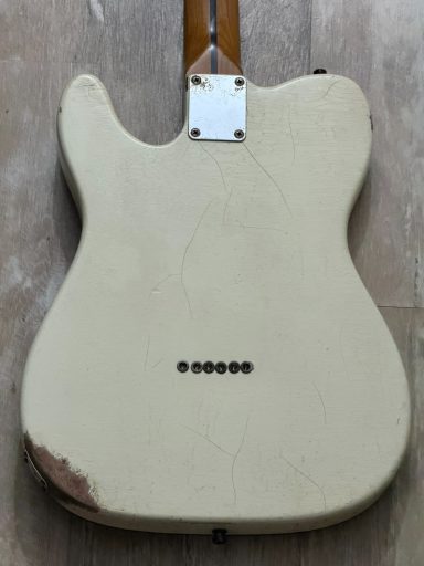 DESTROY VINTAGE TELECASTER / VINTAGE AGED WHITE + BINDING DESTROY VINTAGE TELECASTER / VINTAGE AGED WHITE + BINDING
