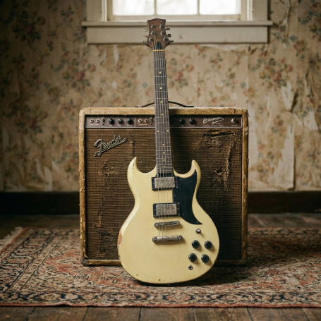 Silvertone SG - Aged White - Master Build Relic