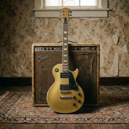 Hohner Rockwood Les Paul LX250G  80's - Gold Top - Master Build Relic