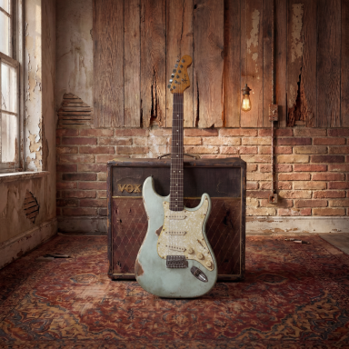 Fender Squier Strat / Surf Green